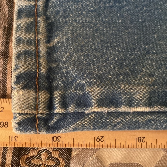 Wrangler Super Distressed Vintage Blokecore Denim Jeans 31/32 - Picture 11 of 15